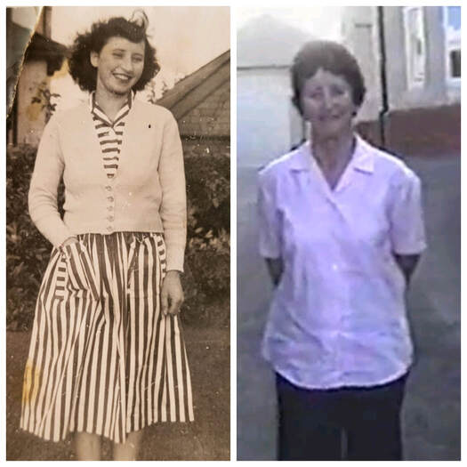 Peggy at 21 and 71